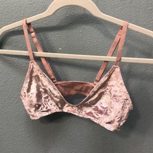 Urban Outfitters out from under velvet bralette